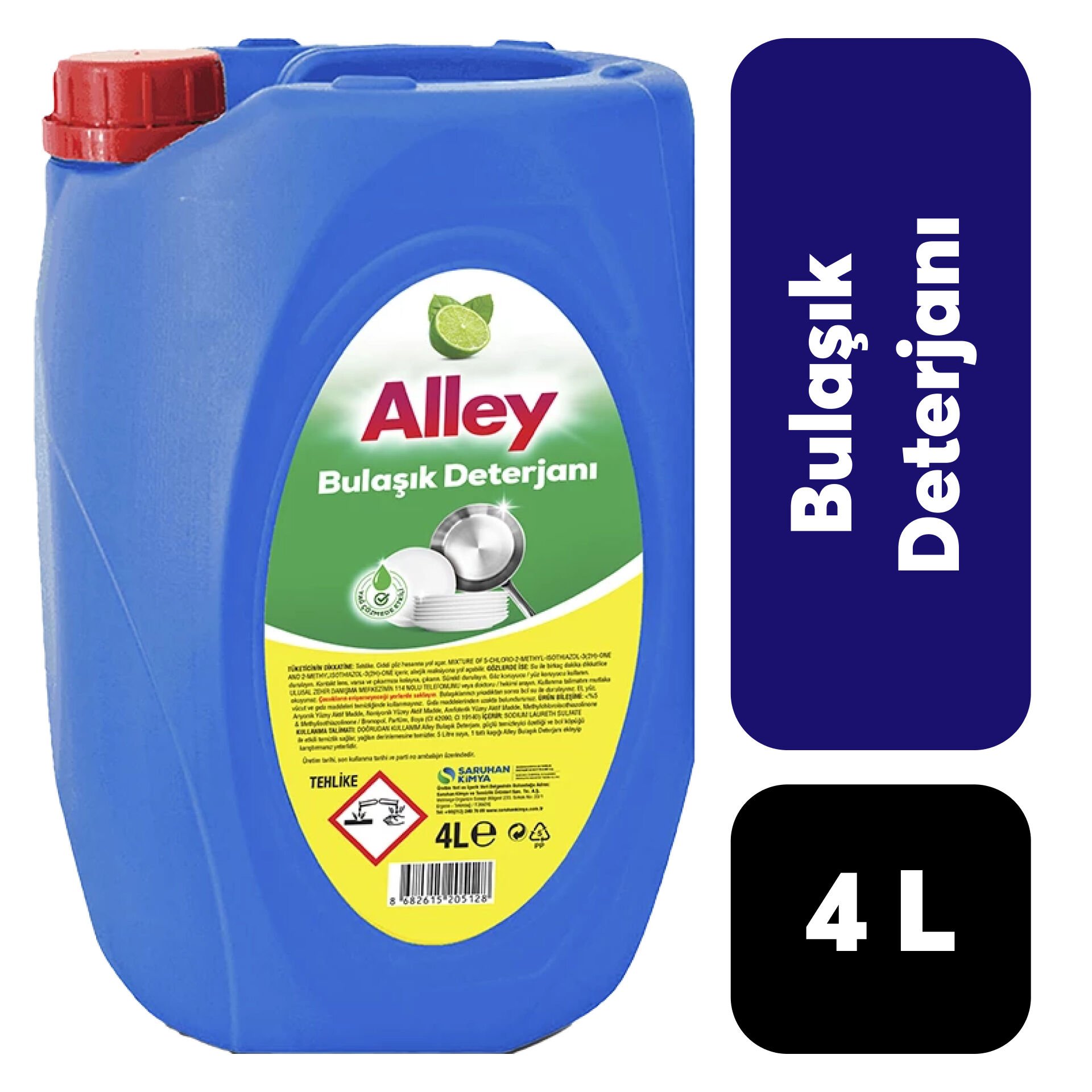 Alley Detarjan Bulaşık 4 L Limon