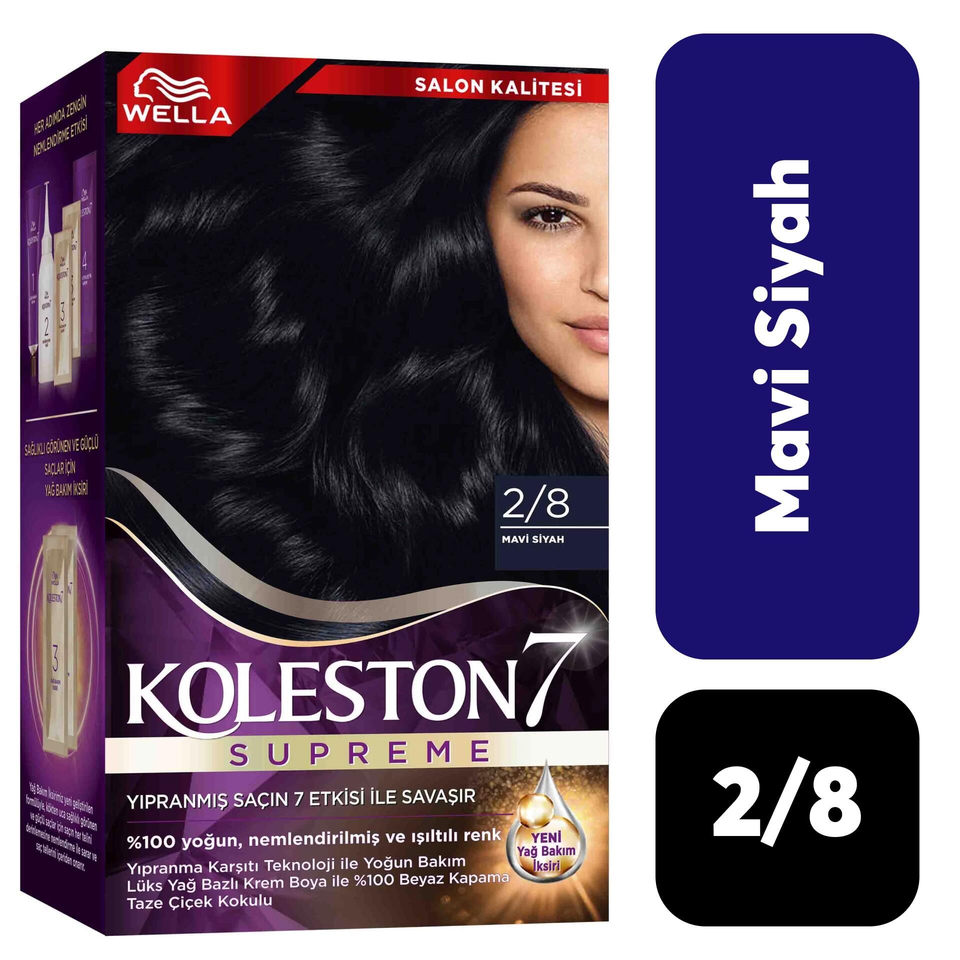 .Set Koleston Kit .2/8 Mavi Siyah