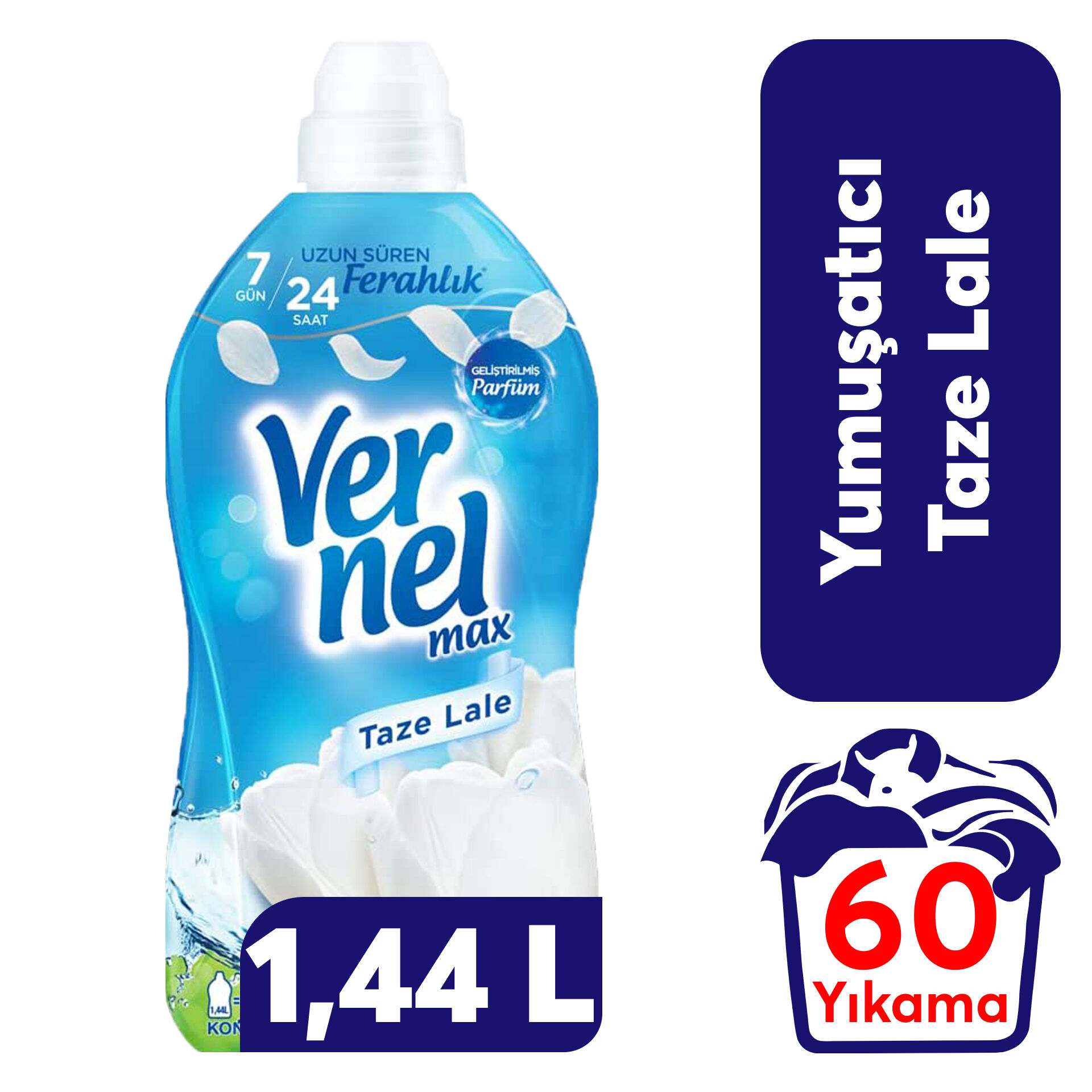 Yumuşatıcı Vernel Max 1440 ml Taze Lale***