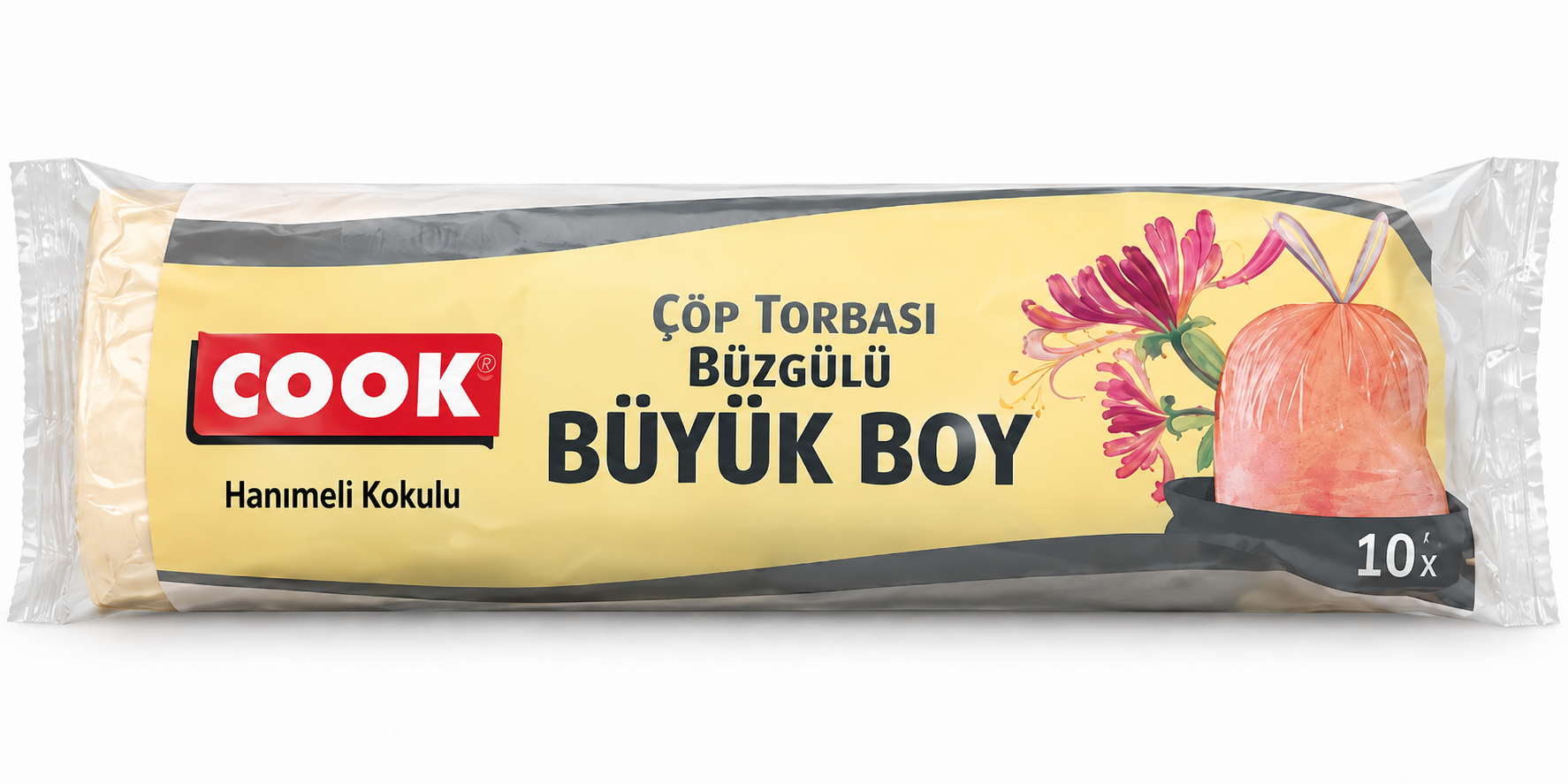 Cook Çöp Torbası Büyük Hanımeli 10 Yaprak 65*70 Cm