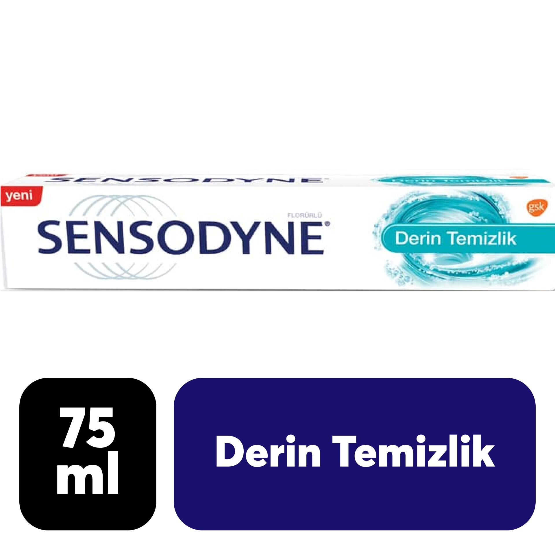 .Sensodyne Diş Macunu 75 ml Deep Clean Blue