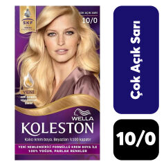.Set Koleston Kit 10/0  Çok Açık Sarı
