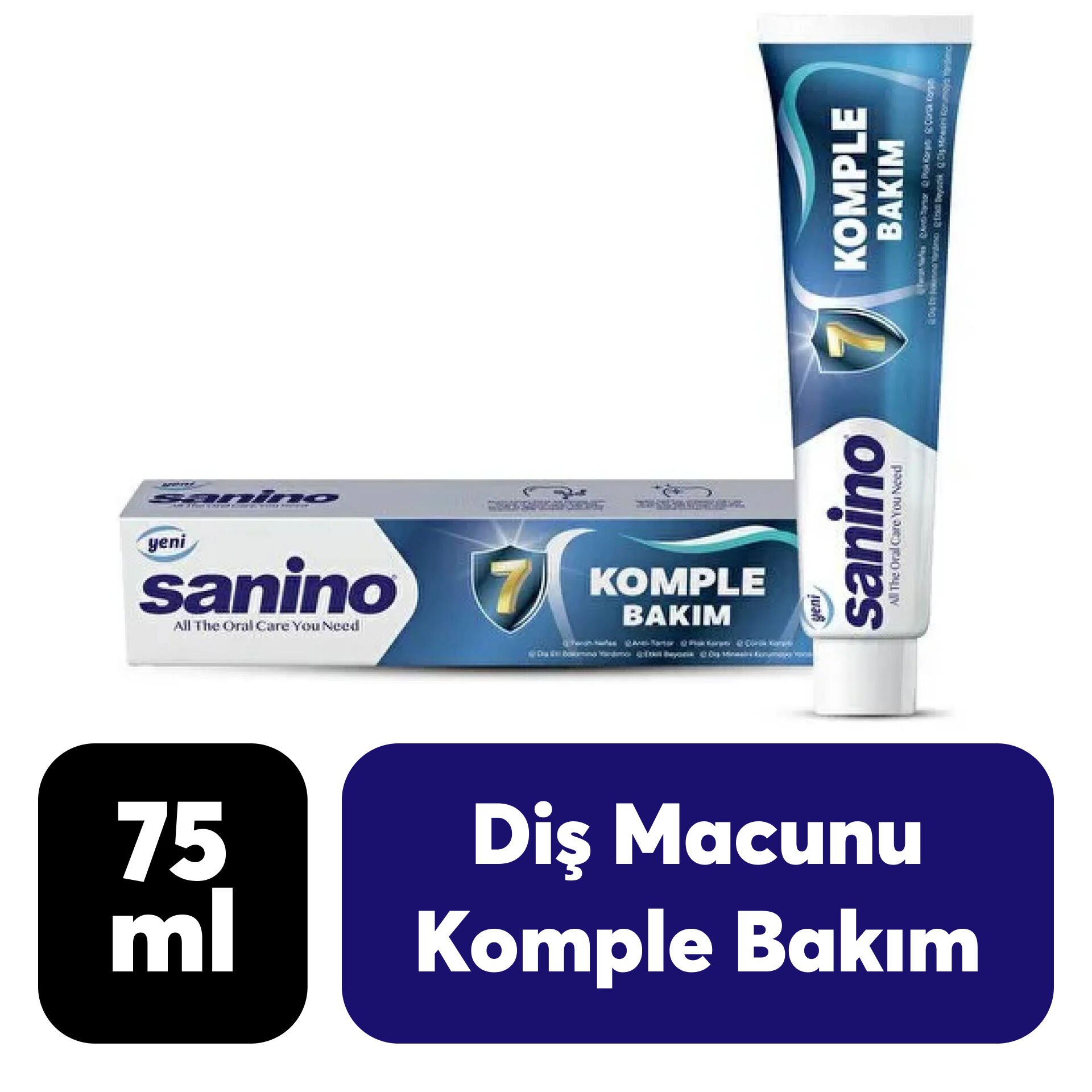 Diş Macunu Sanino 75 ml Total Care