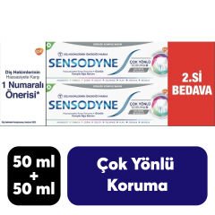 Diş Macunu Sensodyne 1+1 50 ml Çok Yönlü Koruma