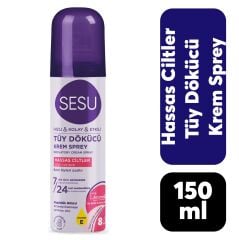 Sesu Tüy Dökücü Krem Sprey 150 ml Hassas Cilt