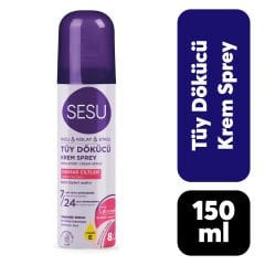 Sesu Tüy Dökücü Krem Sprey 150 ml Hassas Cilt