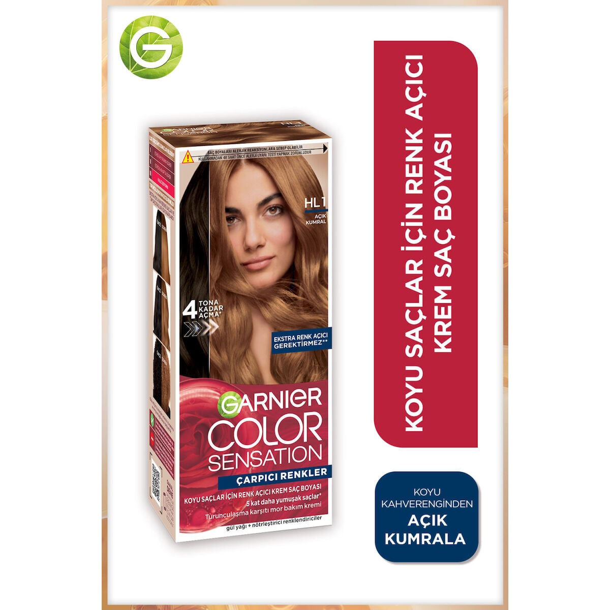 Garnier Çarpıcı Renkler HL1 Açık Kumral