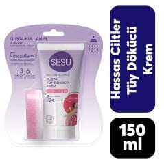 Sesu Tüy Dökücü Krem 150 ml Hassas Cilt