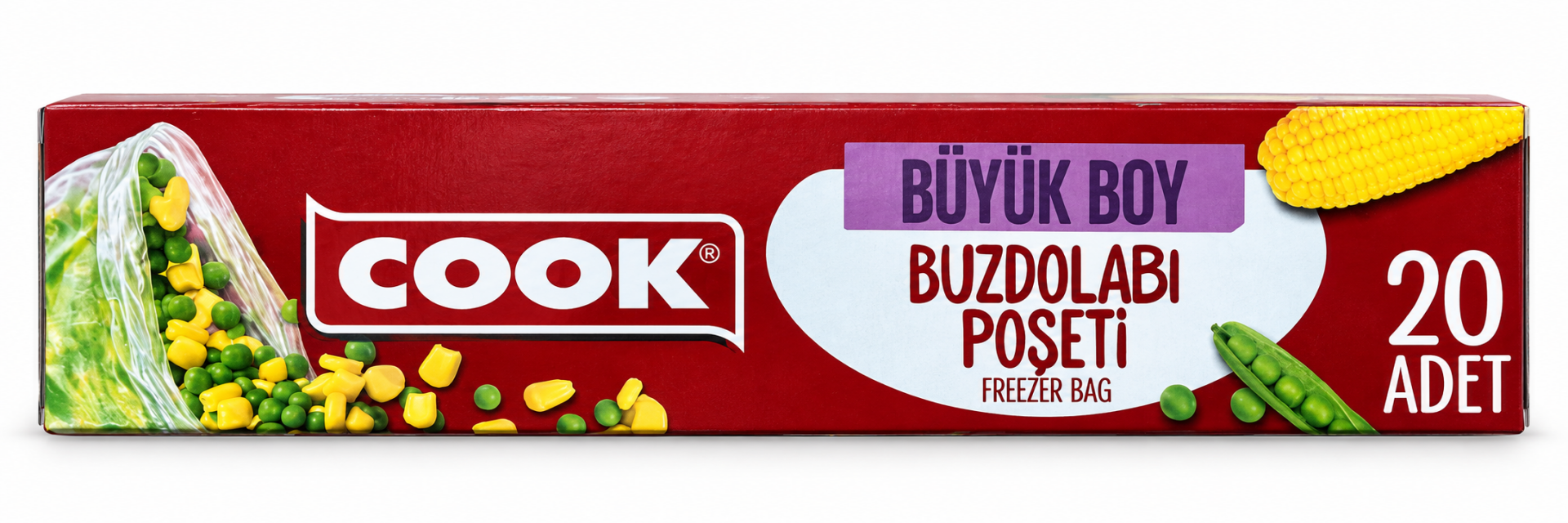 Cook Buzdolabı Poşeti 20 Yaprak 30*42 Cm