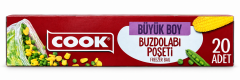 Cook Buzdolabı Poşeti 20 Yaprak 30*42 Cm
