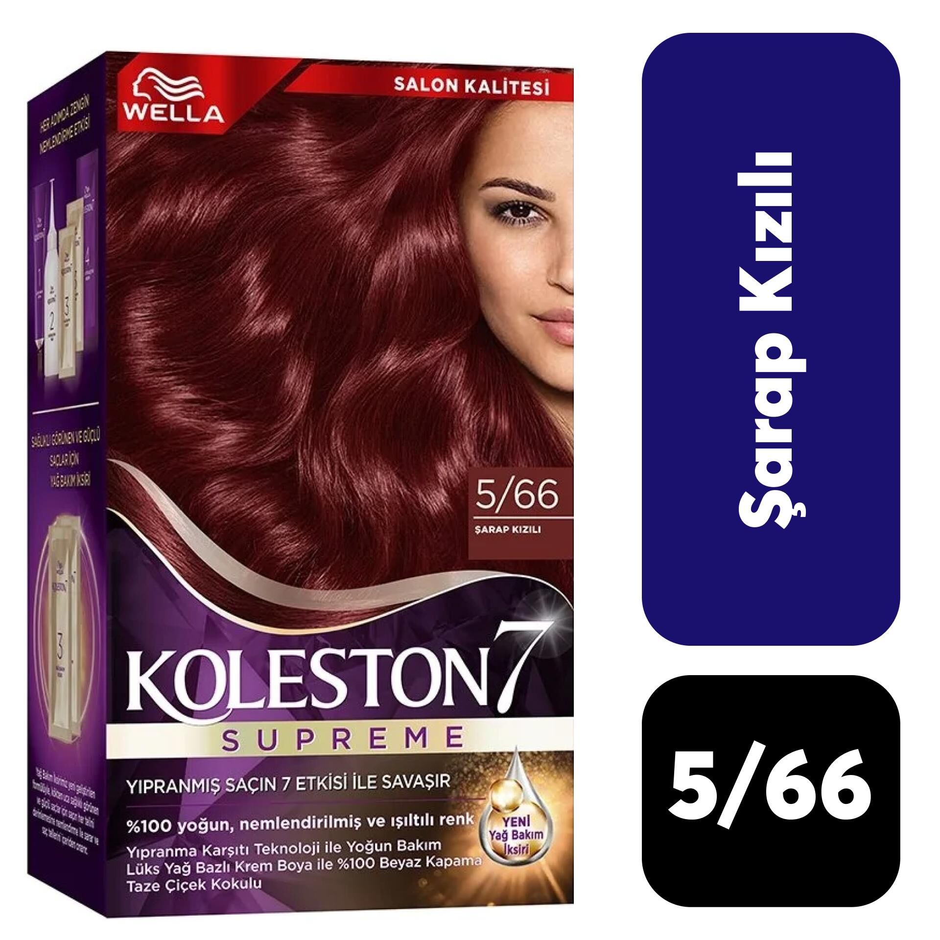 .Set Koleston Kit .5/66 Şarap Kızılı