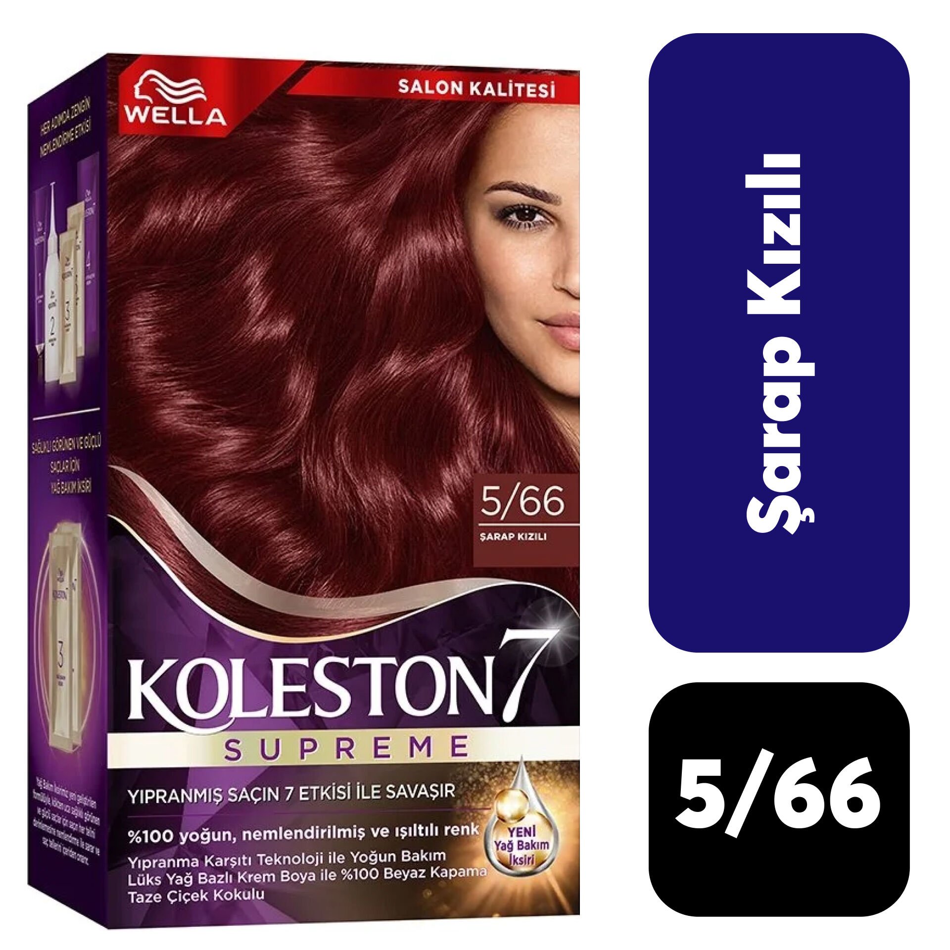 .Set Koleston Kit .5/66 Şarap Kızılı