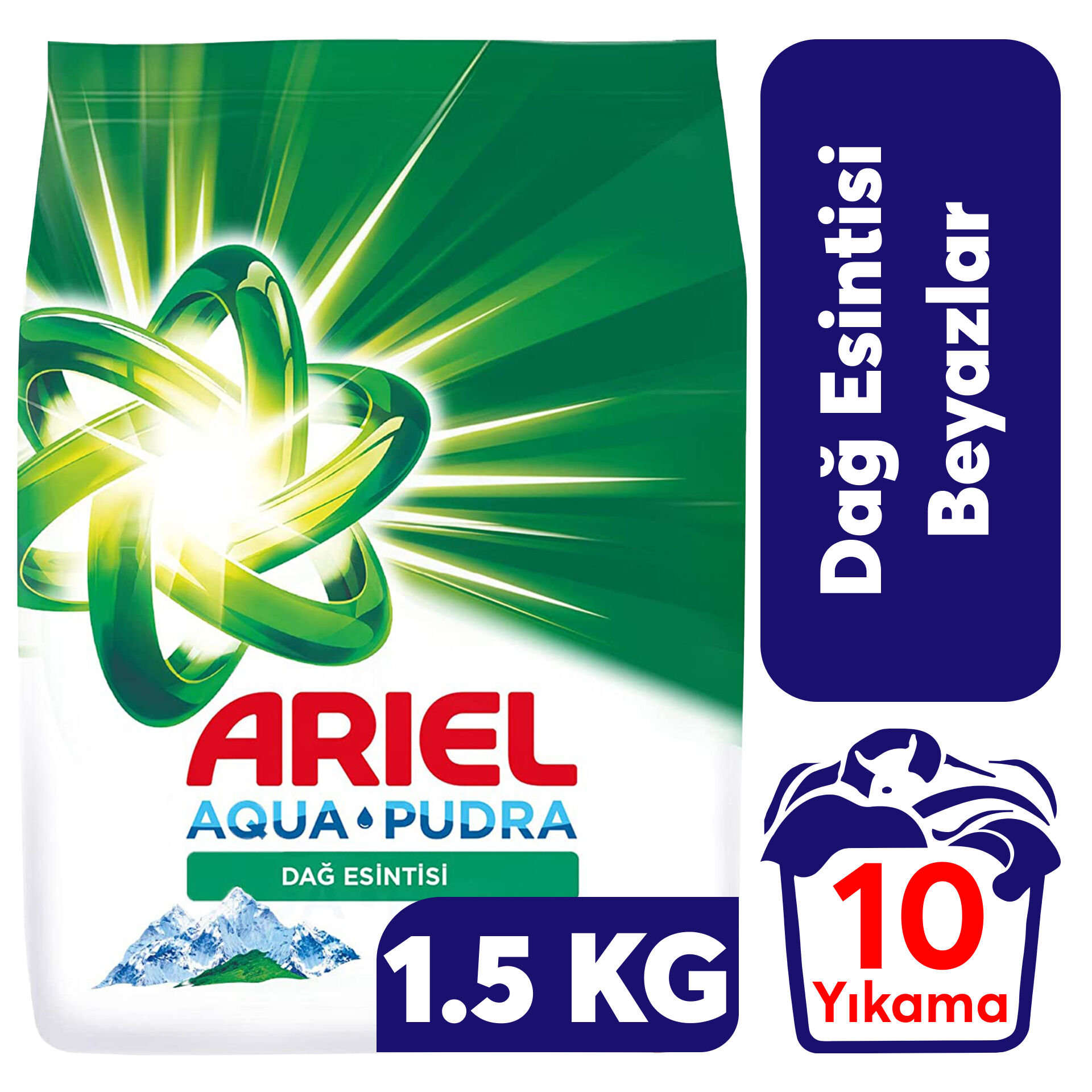 Toz Deterjan Ariel .1,5 kg Beyazlar***