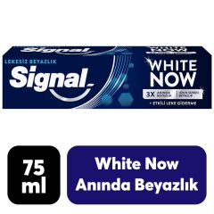 Diş Macunu Signal 75 ml White Now 3X Anında Beyazlık Lekesiz Beyazlık
