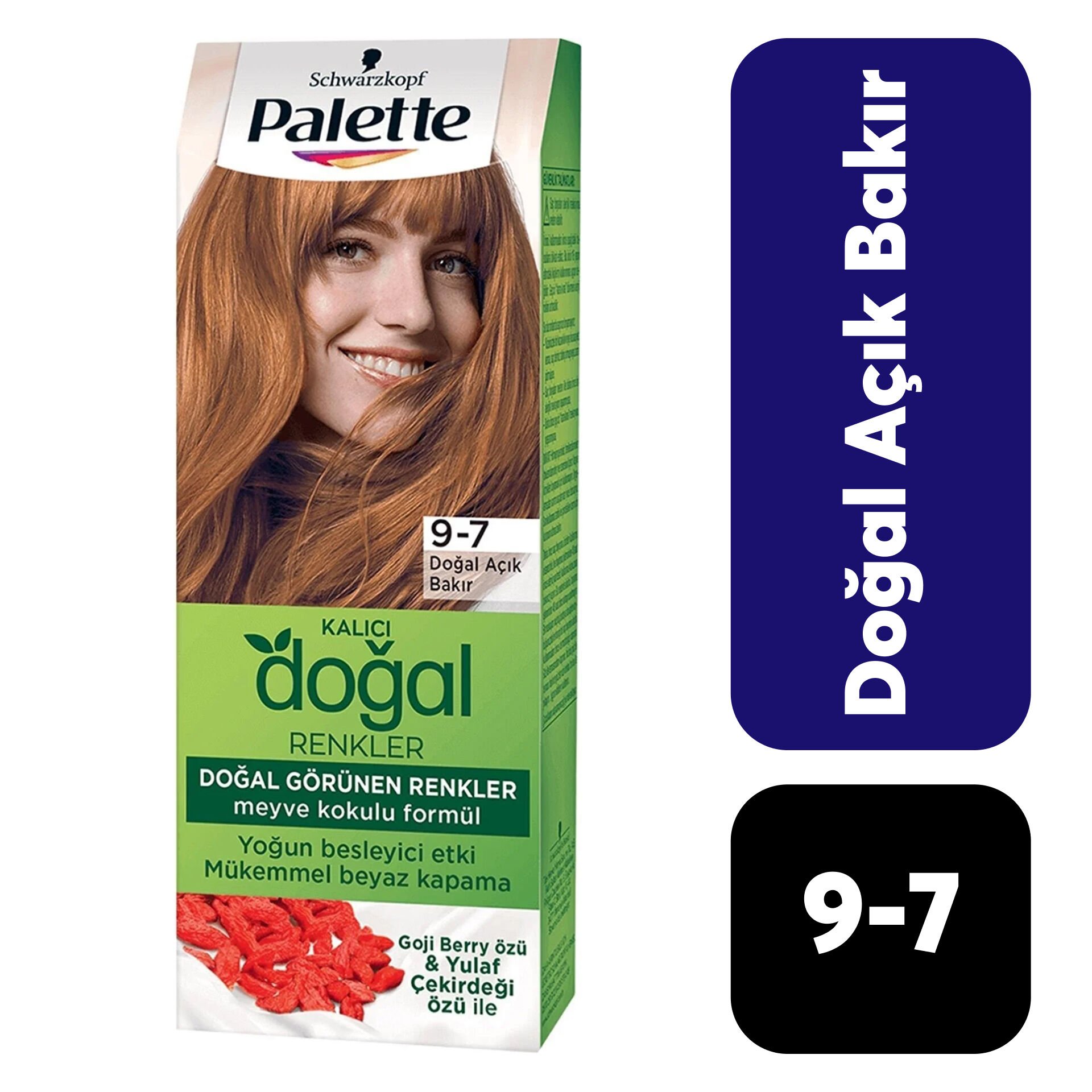 Doğal Palette .9-7 Açık Bakır