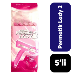 Poşet Gillette Permatik Lady 2 Bıçak 5'li