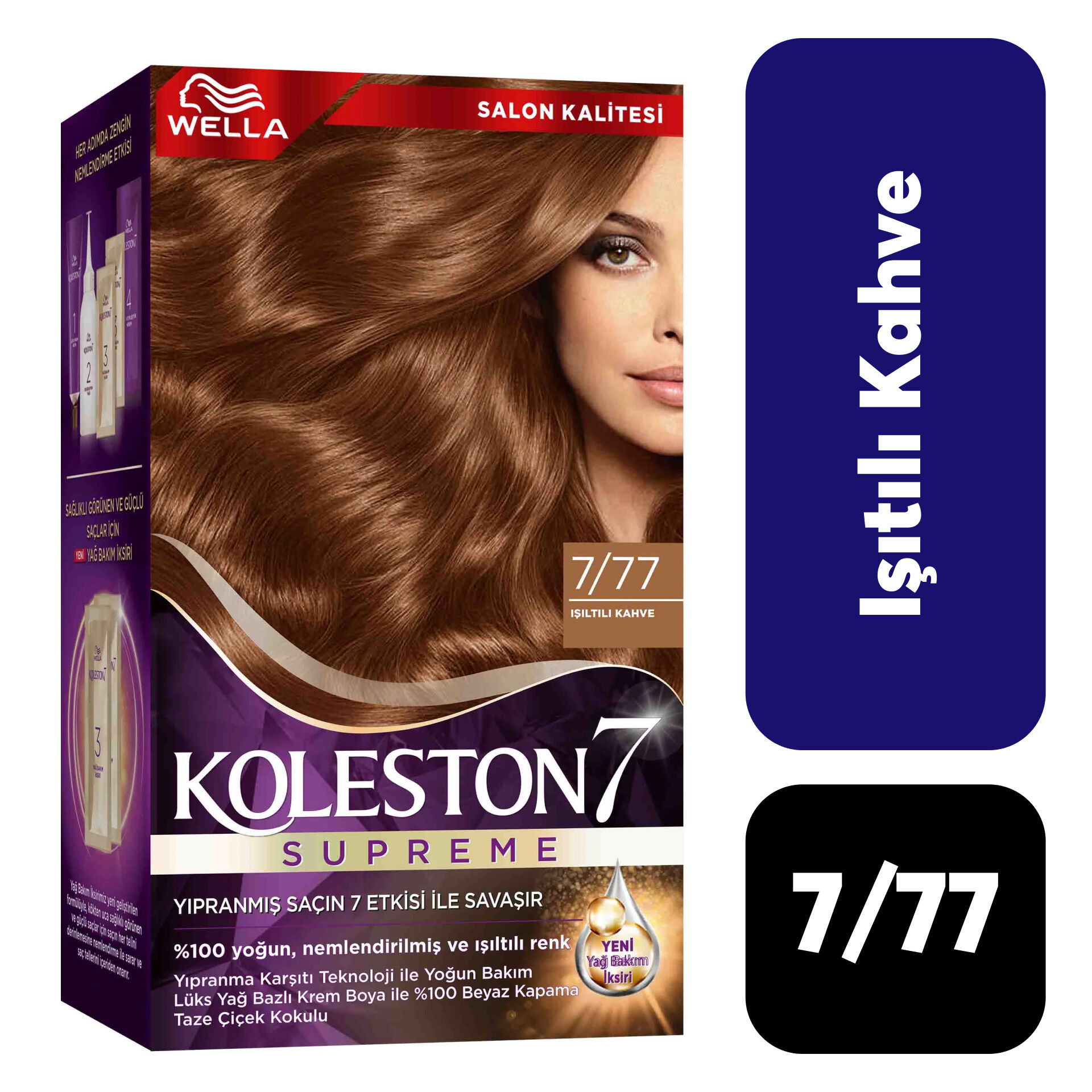 .Set Koleston Kit .7/77 Işıltılı Kahve