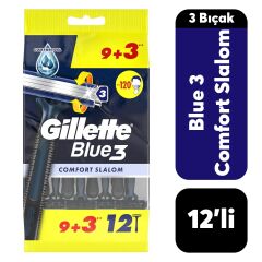 Poşet Gillette Tıraş Bıçağı Blue3 9+3 Comfort Slalom