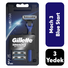 Gillette Mach3 Makine + 3 Başlık Sport