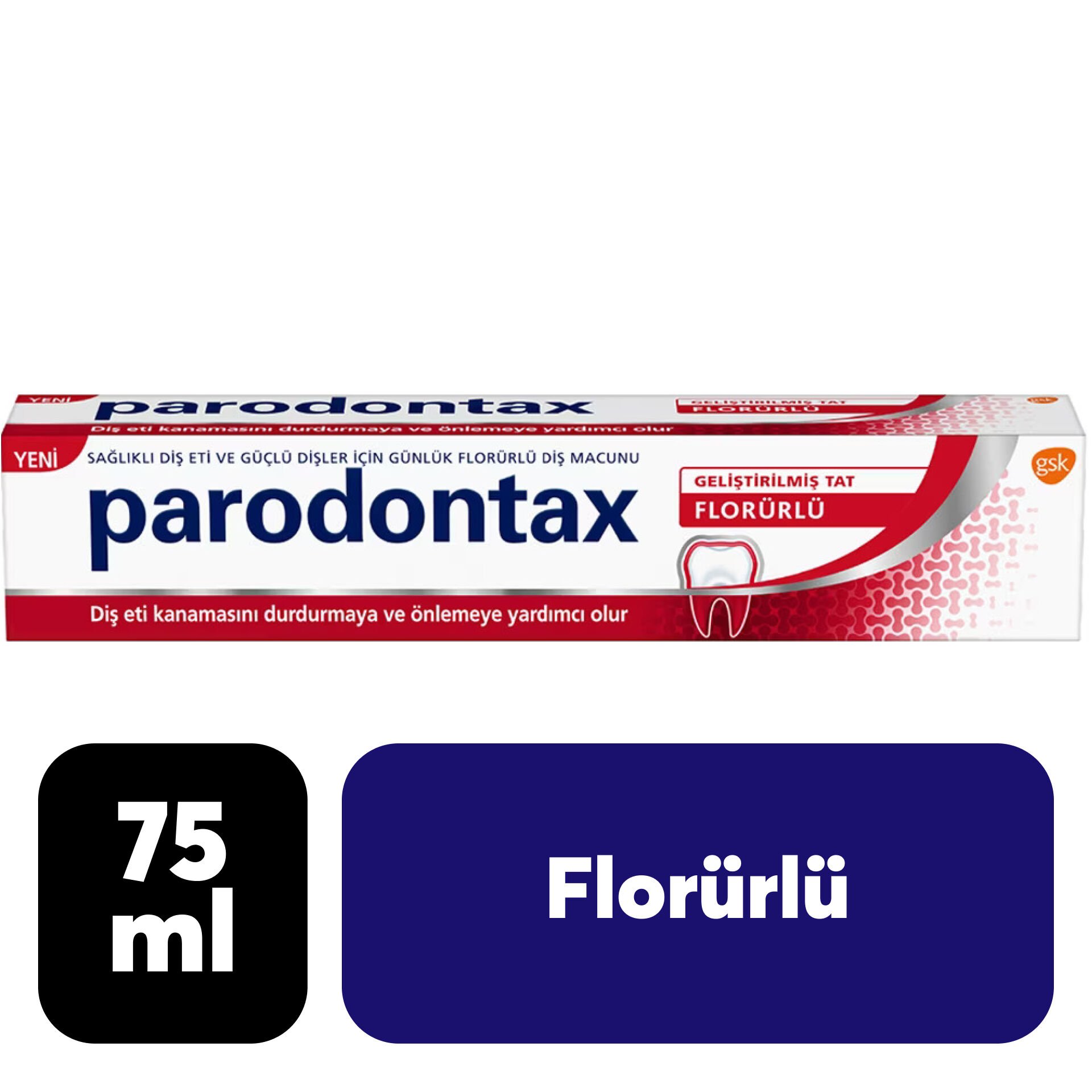 Diş Macunu Parodontax 75 ml Florürlü