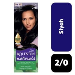 Doğal Koleston Naturals .2/0 Siyah