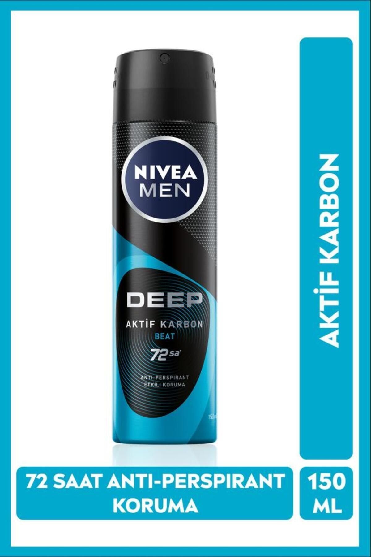 Deodorant Erkek Nivea 150 ml Deep Beat