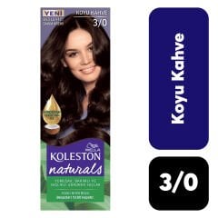 Doğal Koleston Naturals .3/0 Koyu Kahve