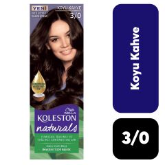 Doğal Koleston Naturals .3/0 Koyu Kahve