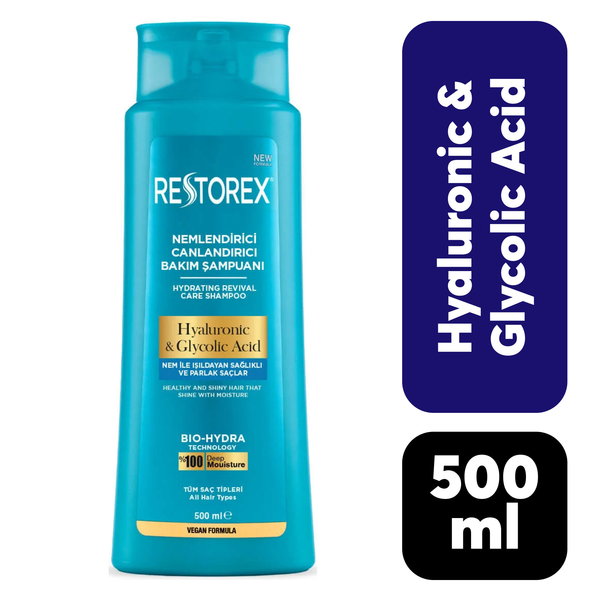 Şampuan Restorex 500 ml Hyaglycolic***