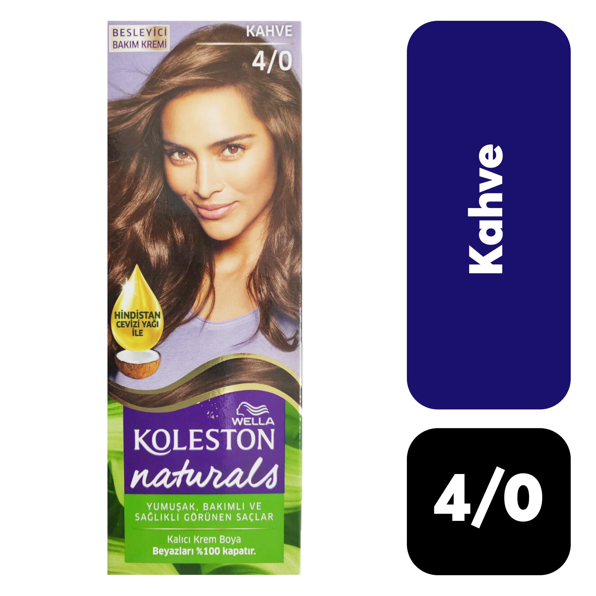 Doğal Koleston Naturals .4/0 Kahve