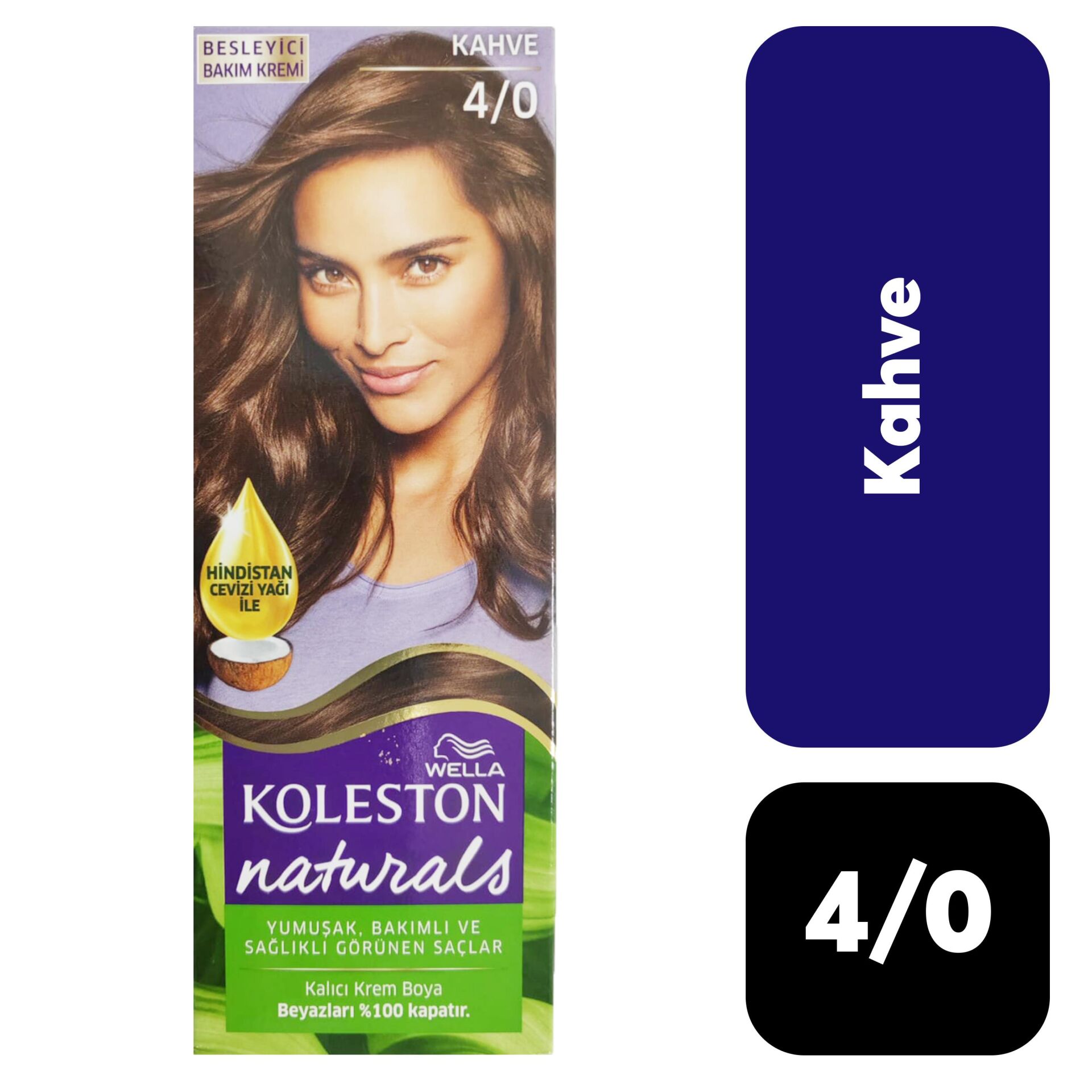 Doğal Koleston Naturals .4/0 Kahve