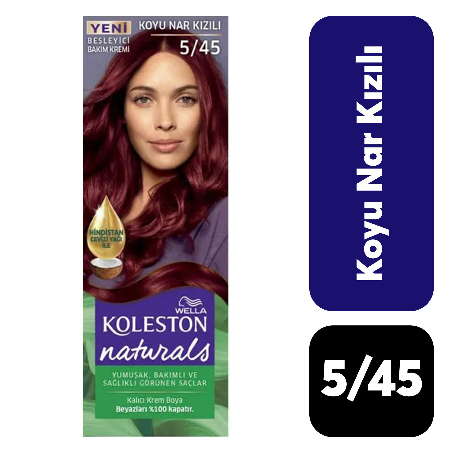 Doğal Koleston Naturals .5/45 Koyu Nar Kızılı
