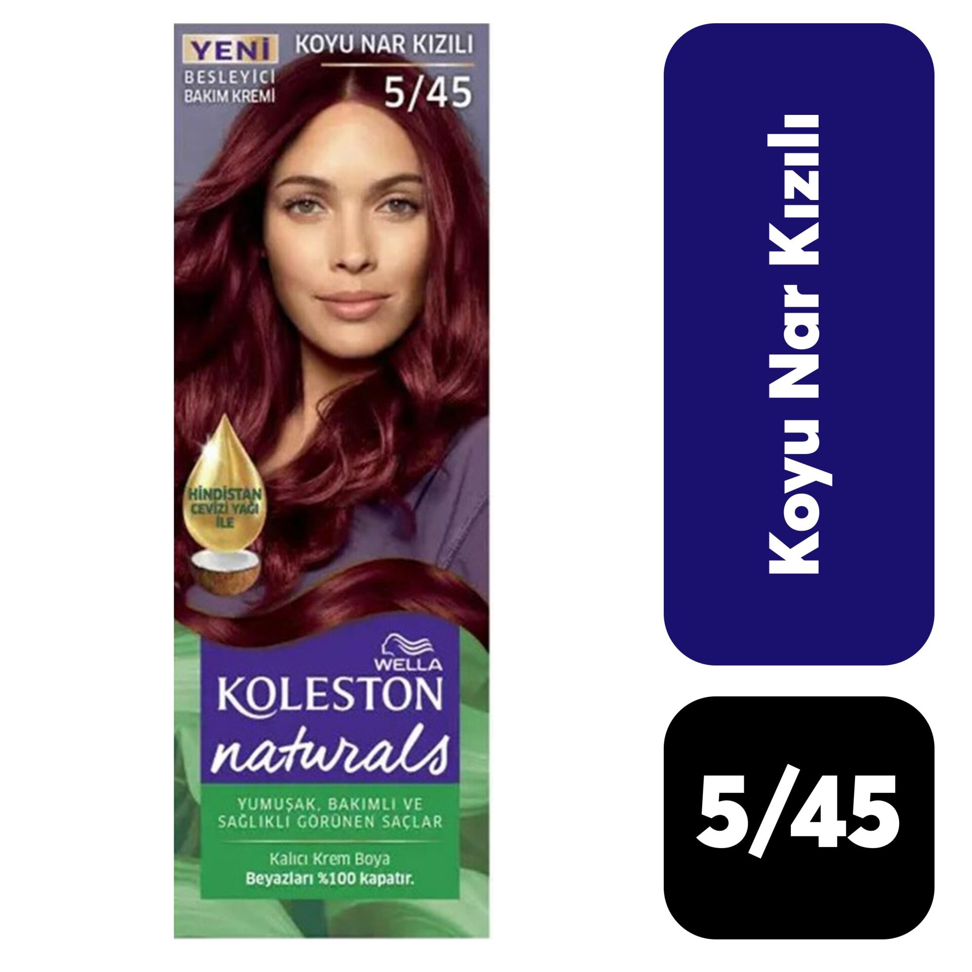 Doğal Koleston Naturals .5/45 Koyu Nar Kızılı