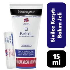 .Krem Neutrogena El Kremi 75 Ml Parfümlü + Dudak Kremi