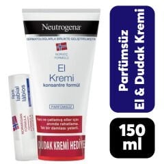 .Krem Neutrogena El Kremi 75 ml Parfümsüz + Dudak Kremi