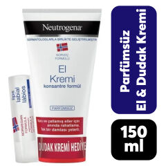 .Krem Neutrogena El Kremi 75 Ml Parfümsüz + Dudak Kremi