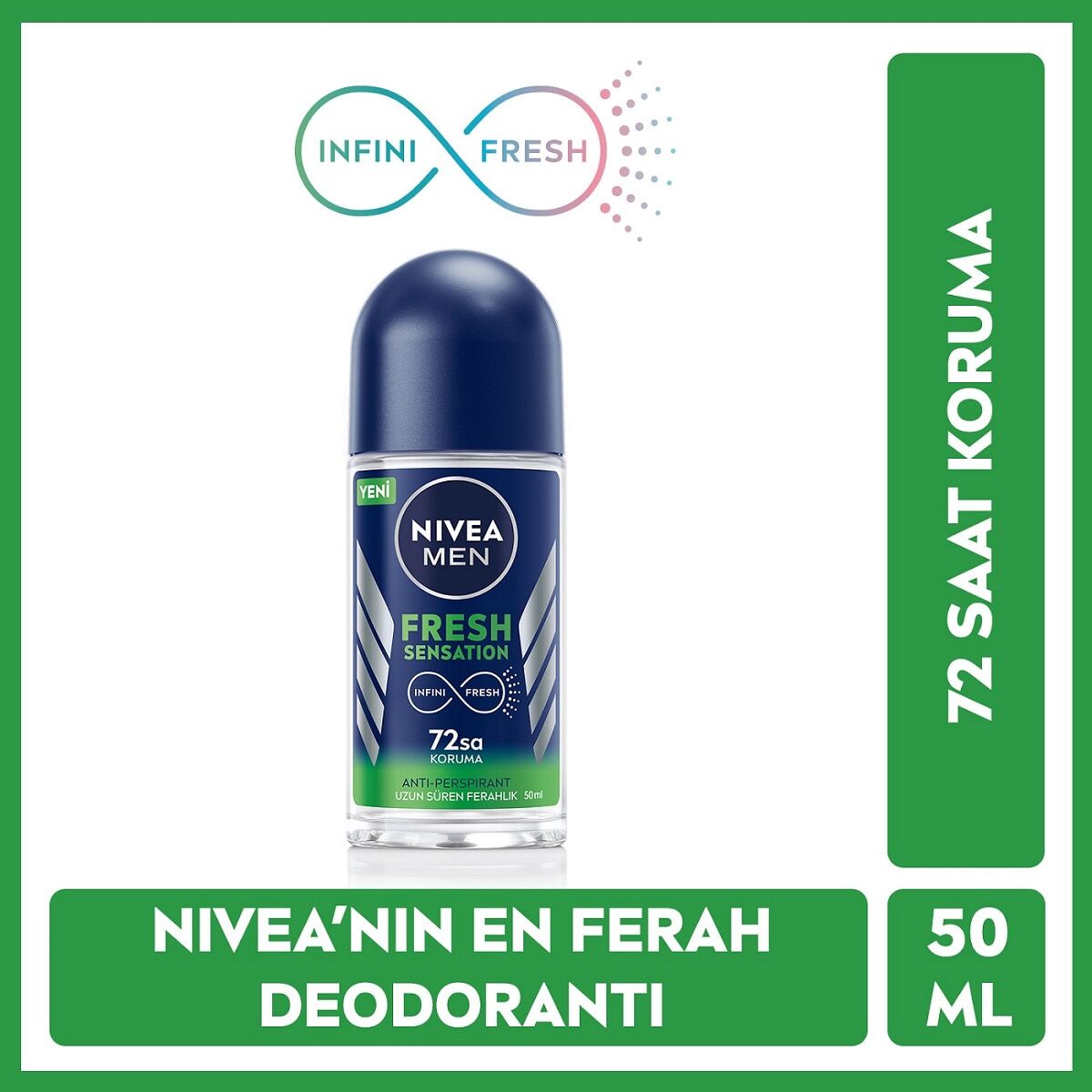 Nivea Roll-on Erkek 50 ml Fresh Sensation