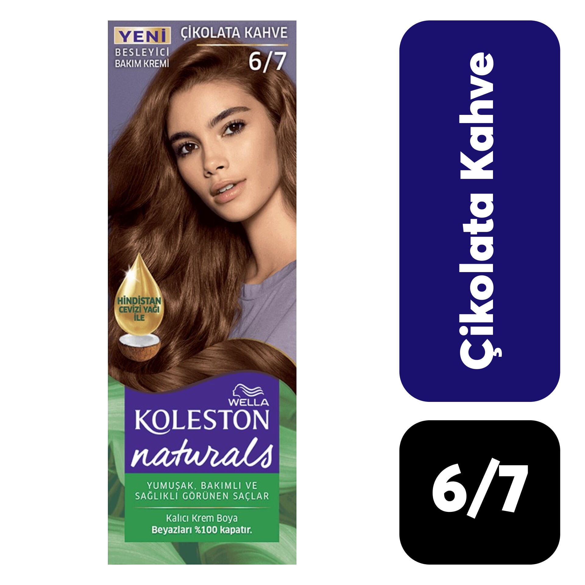 Doğal Koleston Naturals .6/7 Çikolata Kahve