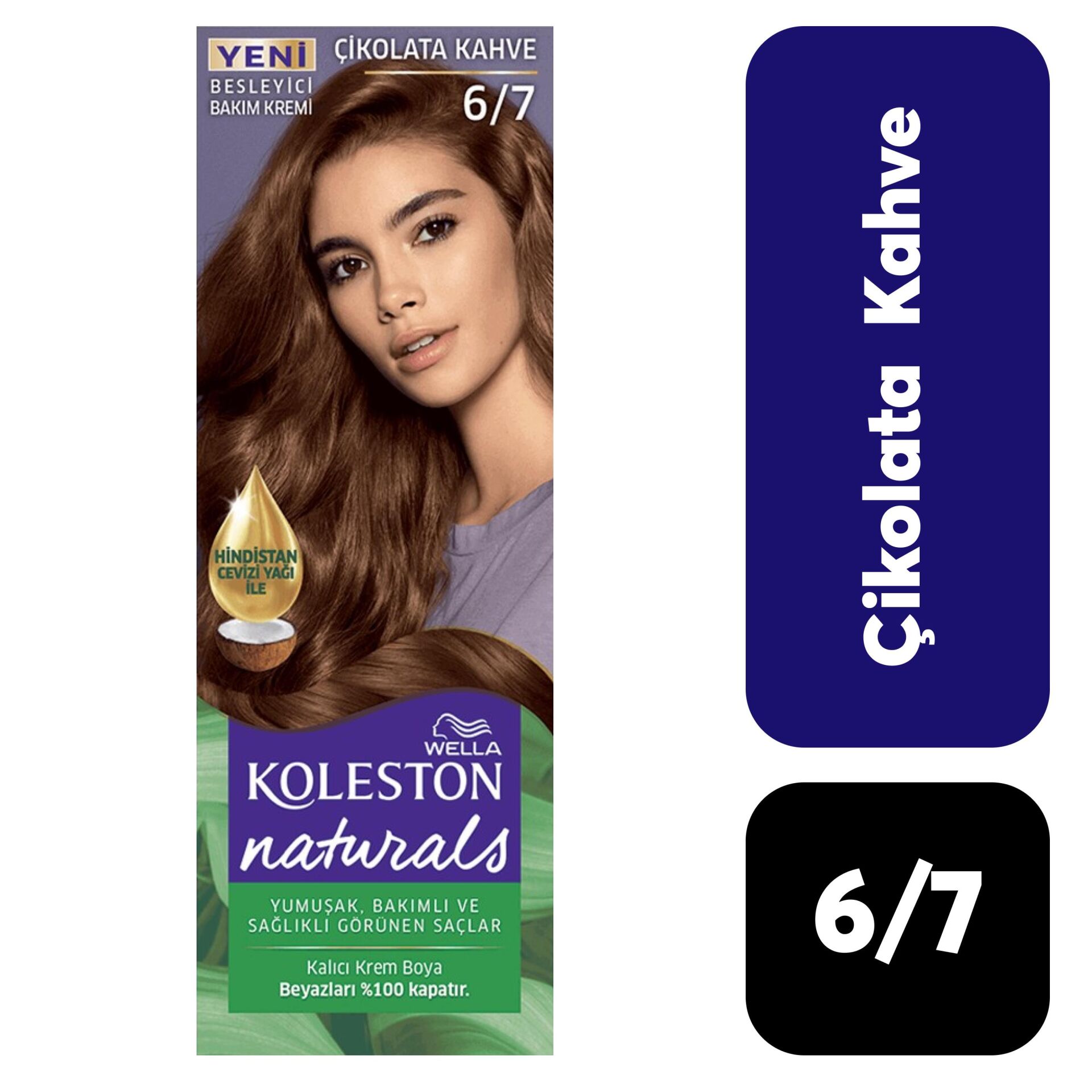 Doğal Koleston Naturals .6/7 Çikolata Kahve