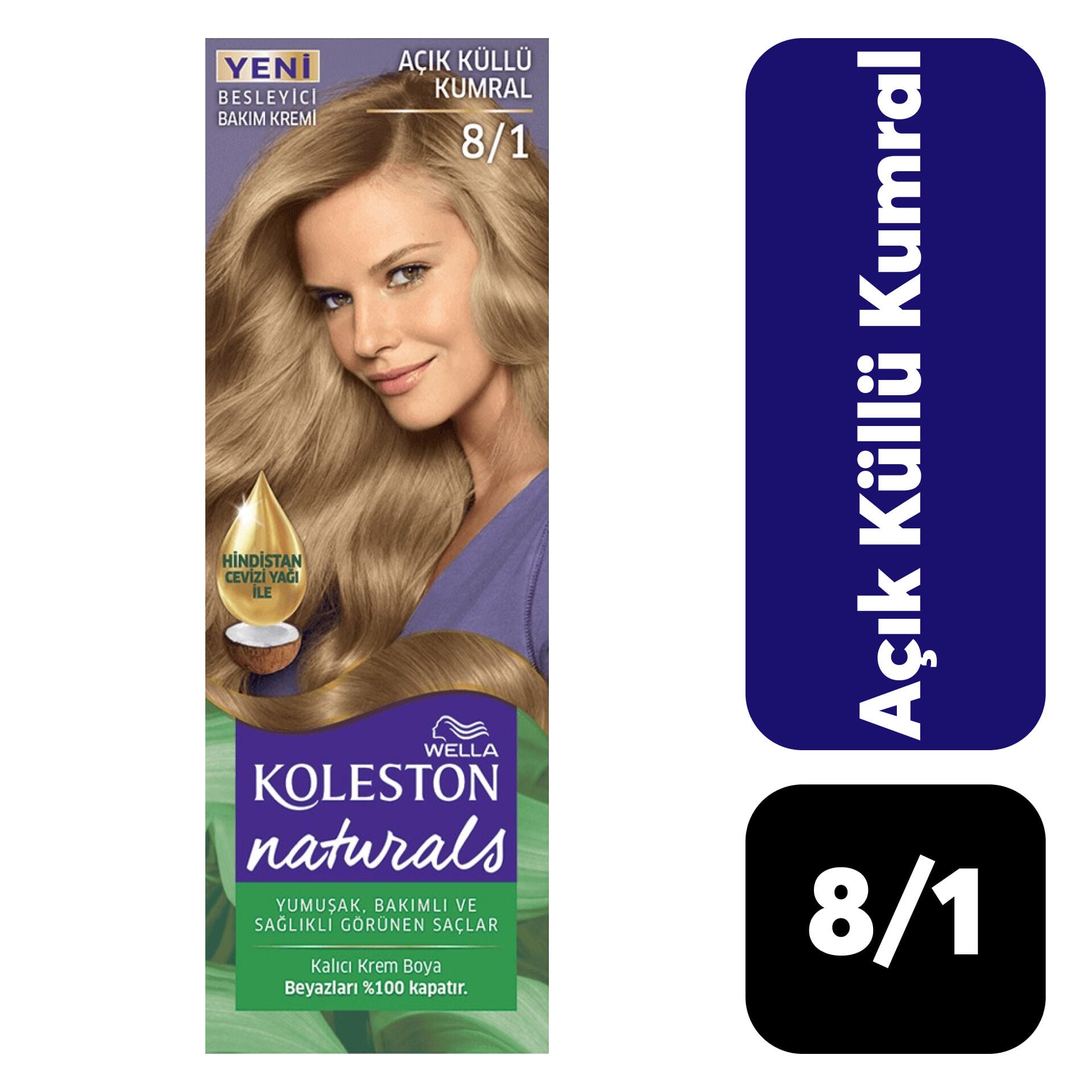 Doğal Koleston Naturals .8/1 Büyüleyici Kahve