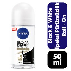 Roll-on Kadın Nivea 50 ml B&W İpeksi Pürüzsüzlük