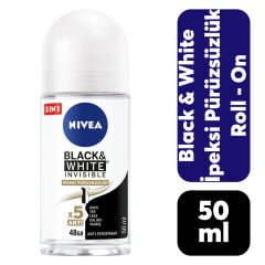 Roll-On Kadın Nivea 50 Ml B&W İpeksi Pürüzsüzlük