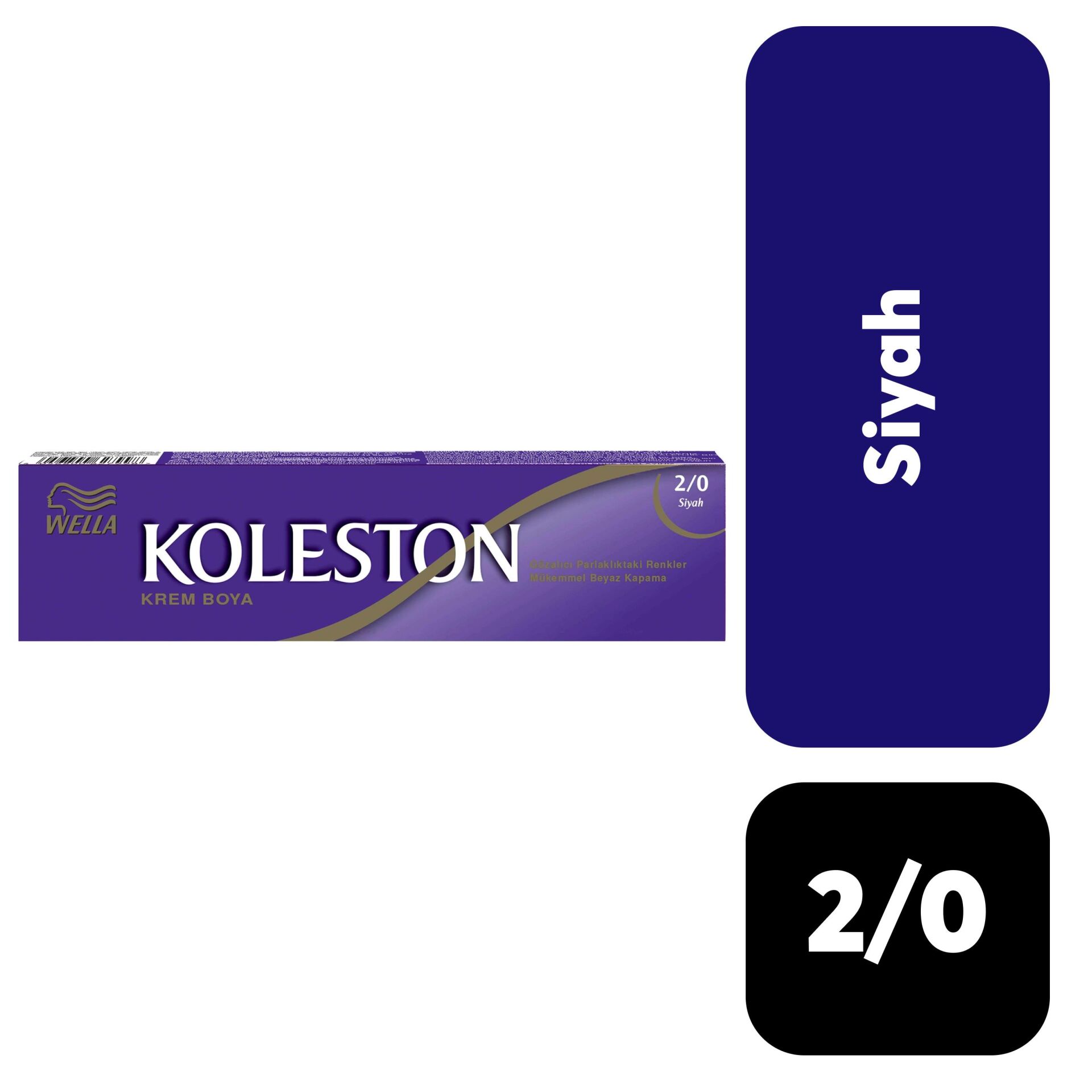 Koleston Tüp .2/0 Siyah