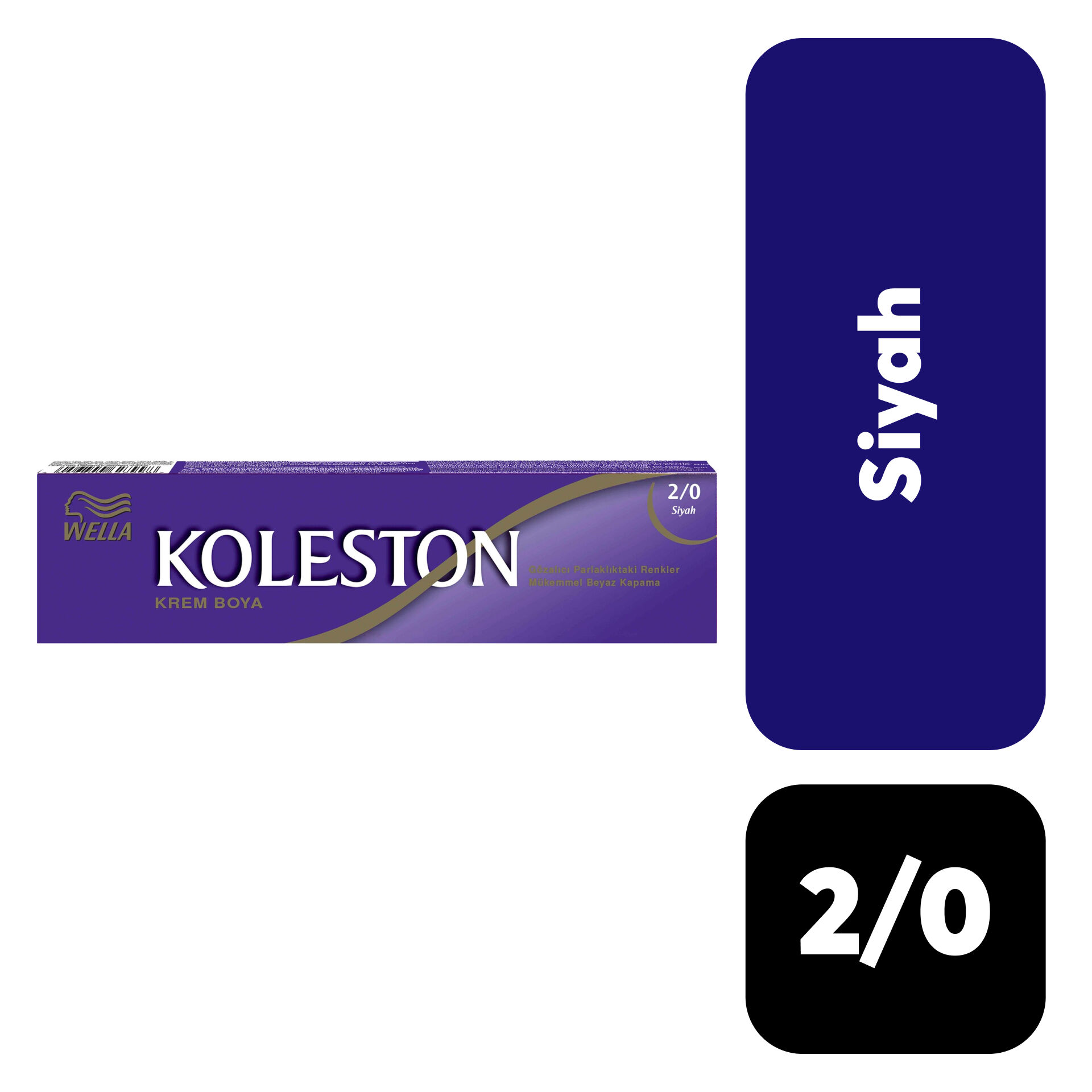 Koleston Tüp .2/0 Siyah