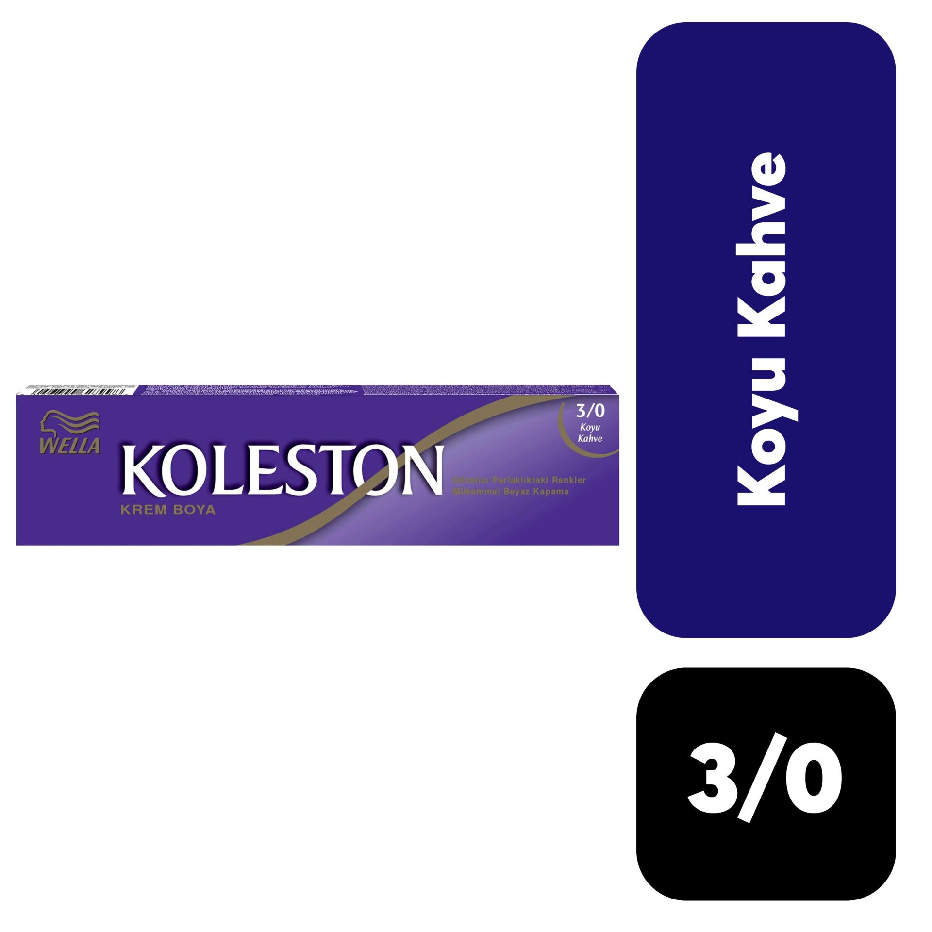 Koleston Tüp .3/0 Koyu Kahve