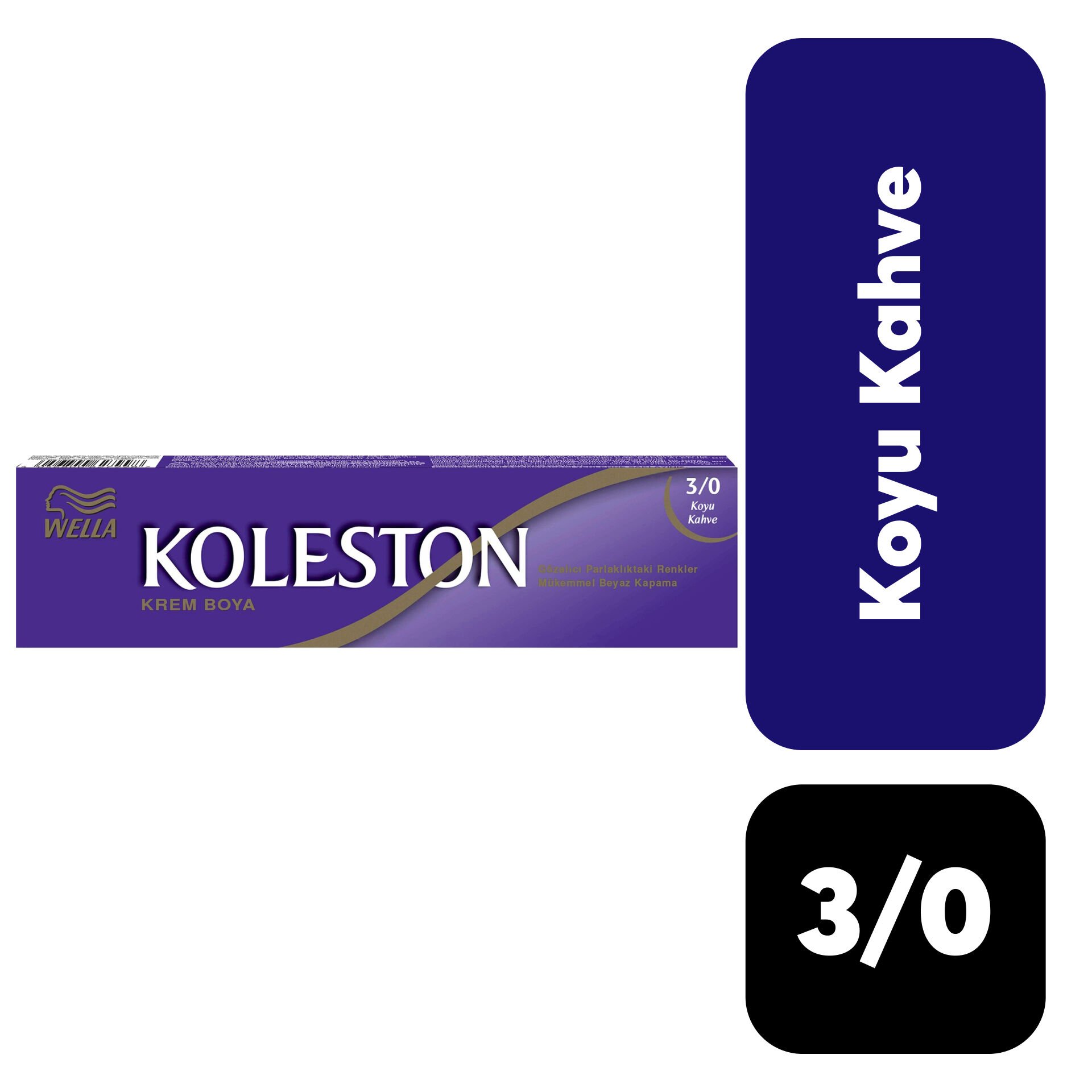 Koleston Tüp .3/0 Koyu Kahve