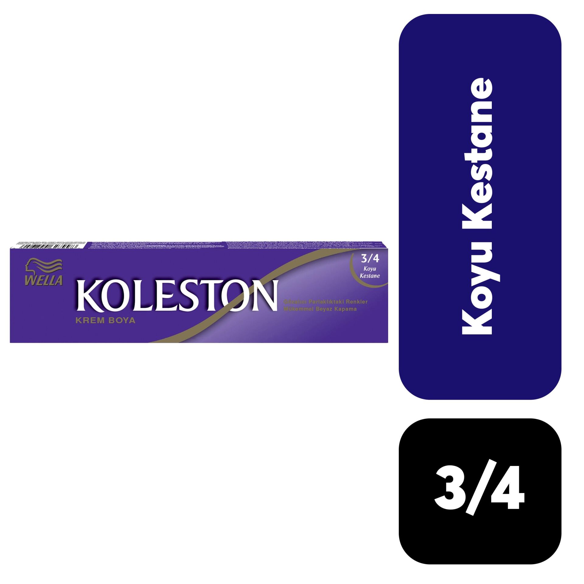 Koleston Tüp .3/4 Koyu Kestane