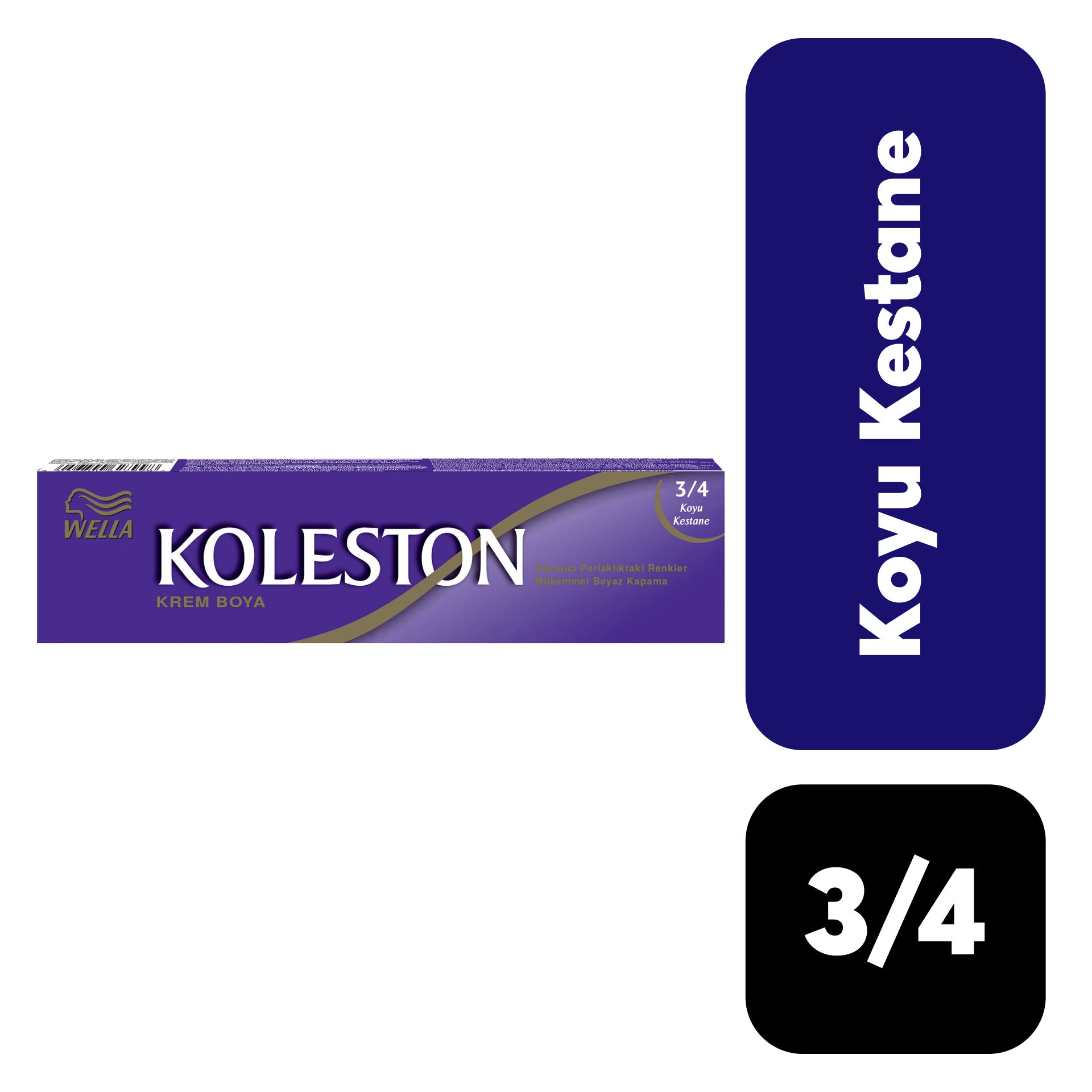 Koleston Tüp .3/4 Koyu Kestane