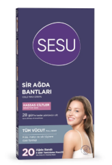Sesu Ağda Bantı Hassas Cilt 20'li