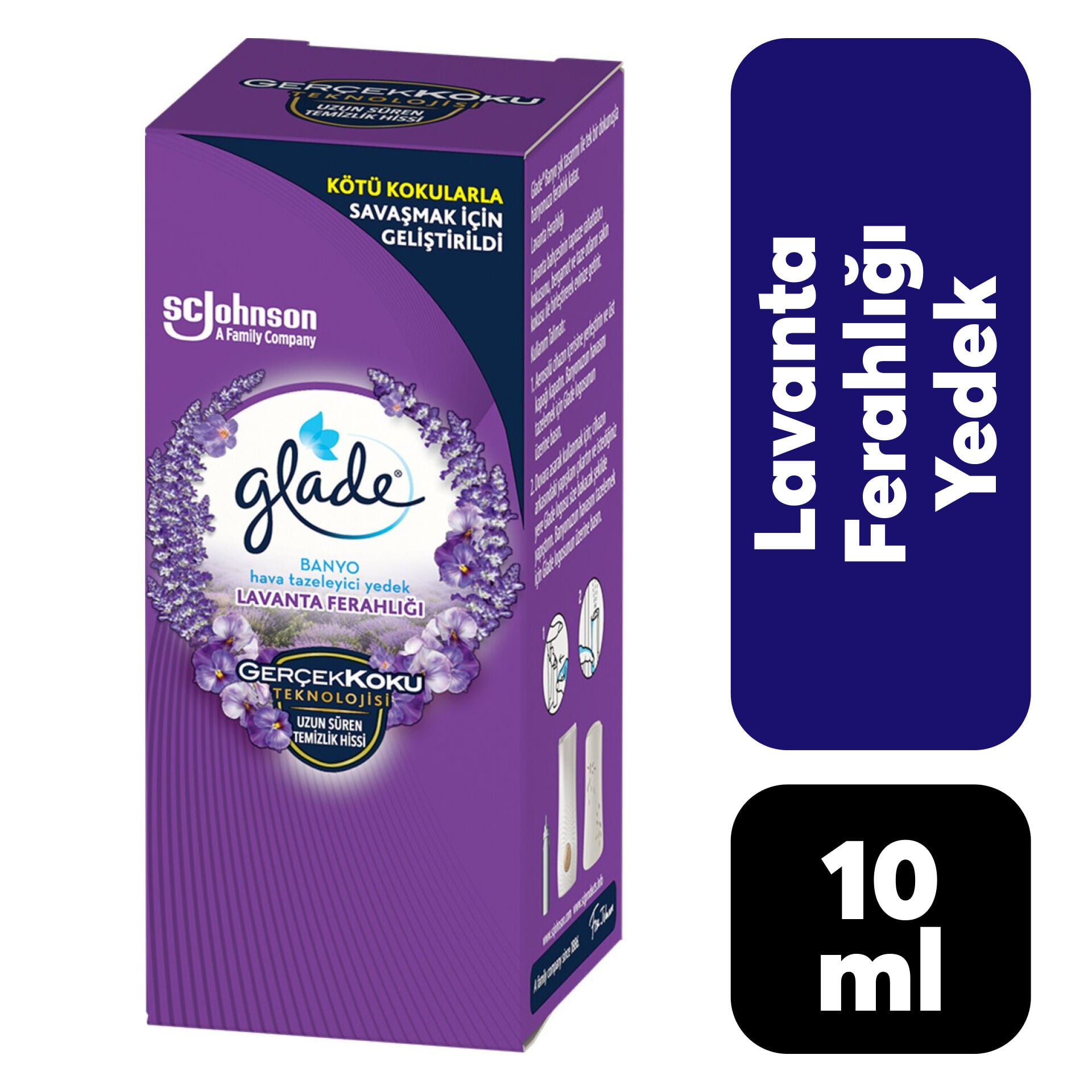 Koku Yedek Glade 10 ml Banyo Lavanta Ferahlığı